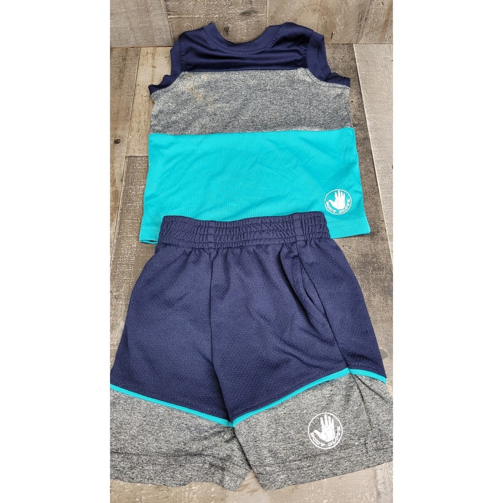 Body Glove Baby Summer Set W/ shorts & 2 Shirts tank top Size 12 Months